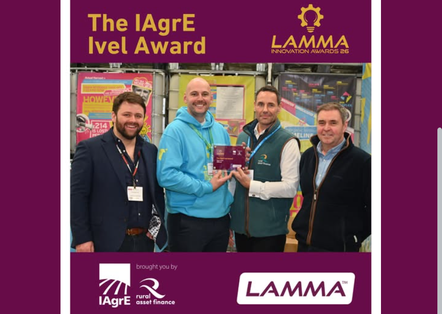 Agro-Vital wins the IAgrE Ivel award at LAMMA 2026