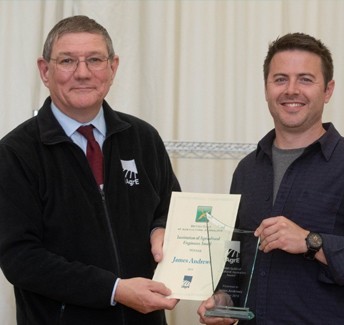 James Andrews wins IAgrE - British Guild of Agricultural Journalists 2019 award