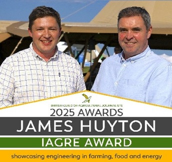James Huyton wins IAgrE Award for Ag Journalism