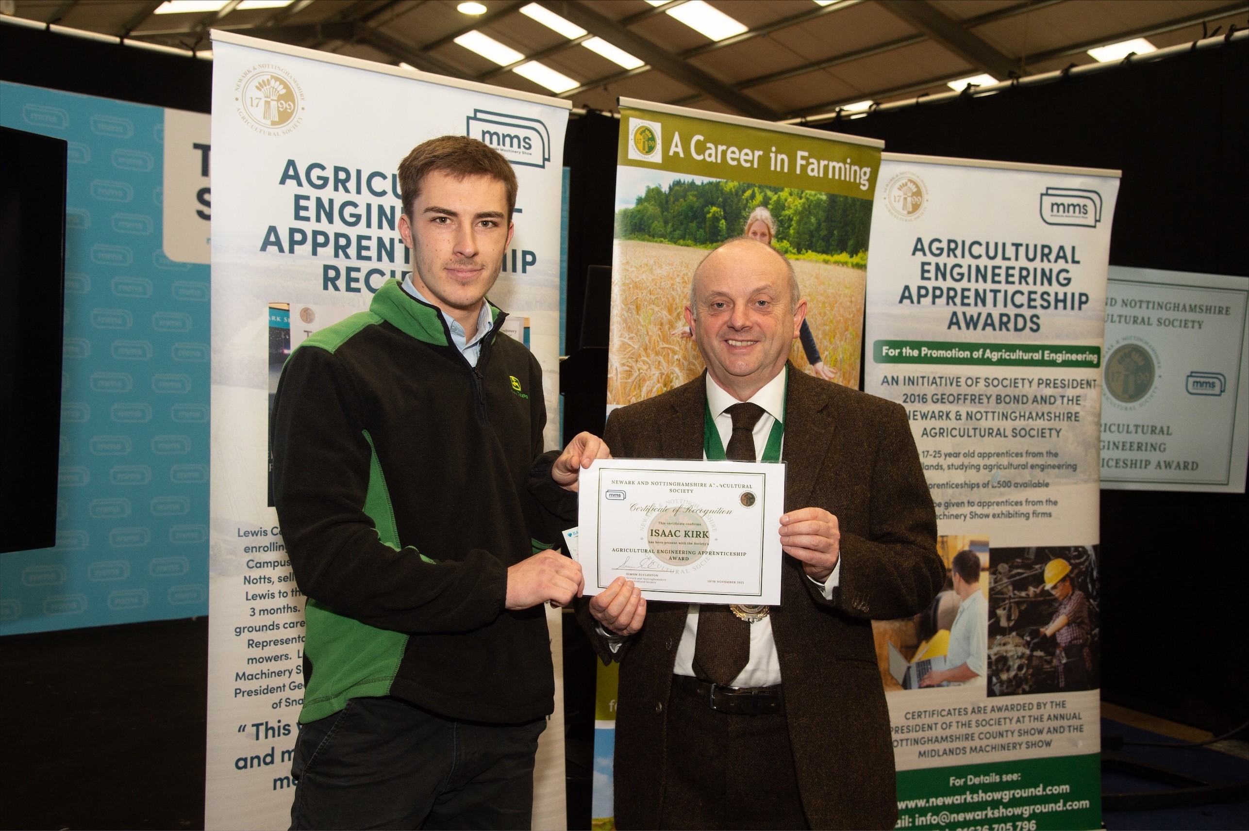 Midlands Machinery Show continuing to back the next generation of agricultural engineers 
