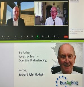 Two Institution of Agricultural Engineers (IAgrE) Fellows receive recognition from European Agricultural Engineers (EurAgEng) for outstanding excellence