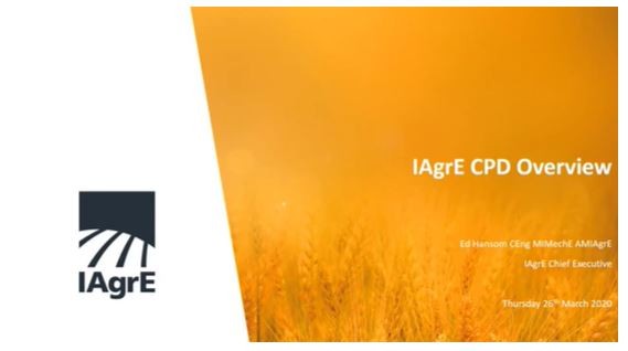 Whats new from IAgrE?